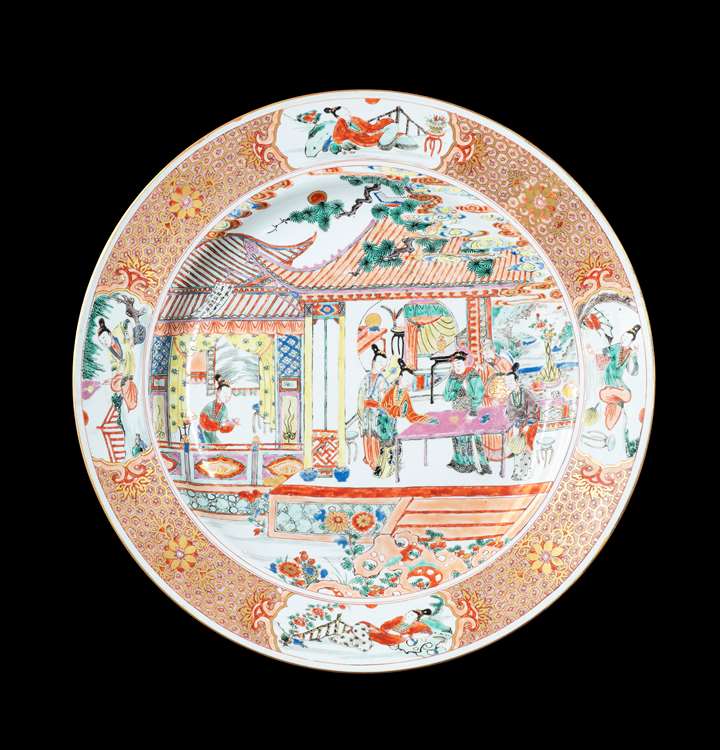 Chinese porcelain large charger 